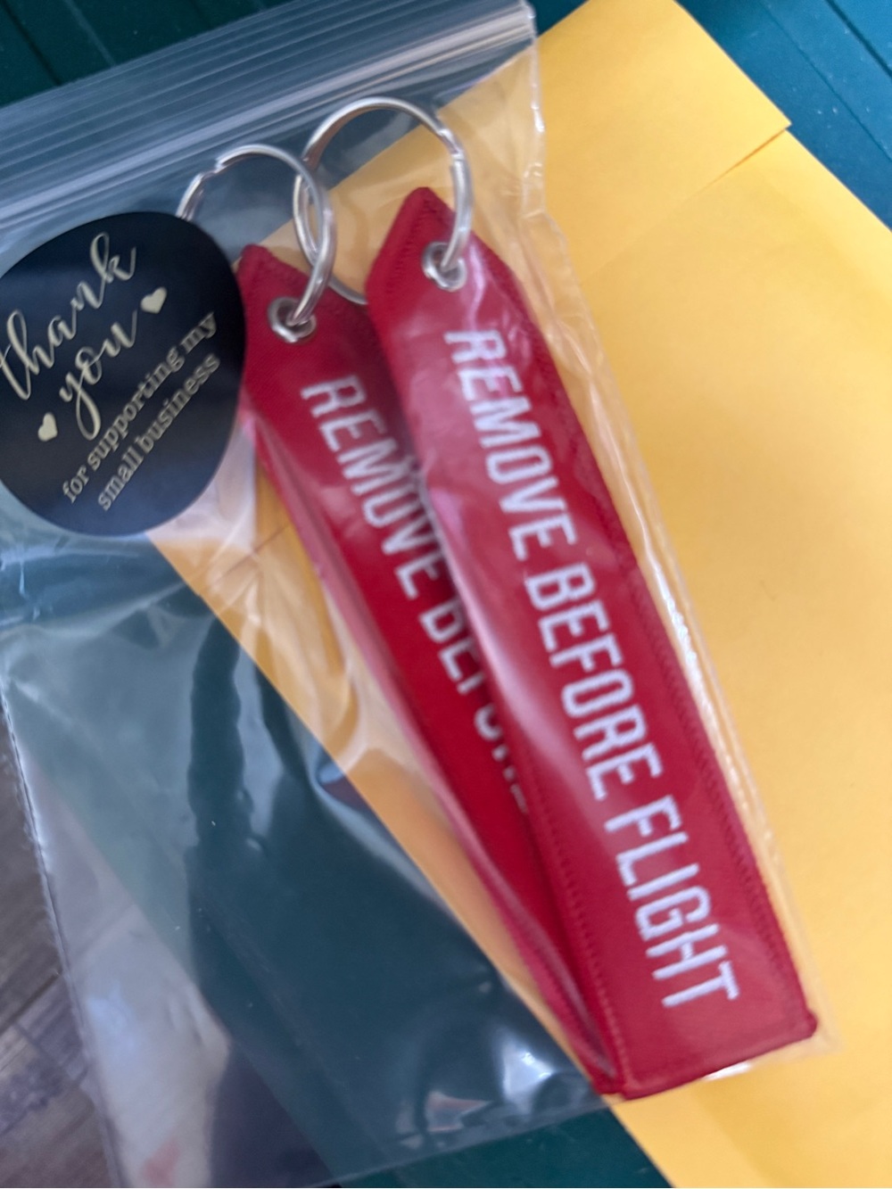 Remove Before Flight Keychain - Picture 3 of 3